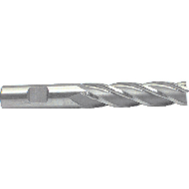 3/8" /8" x 1 1/2"1/4" 4 Flute Single End HSSCo Finishing Center Cutting End Mill-Uncoated Series/List #4587 MT2544541