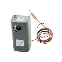Johnson Controls A19ACA-29 Remote Bulb Temperature Control 25°F/225°F SPST Open Low Manual Reset 6'