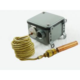Johnson Controls A72CE-4 Temperature Control DPST 100°F-170°F Differential 6°F-55°F 6ft Capillary