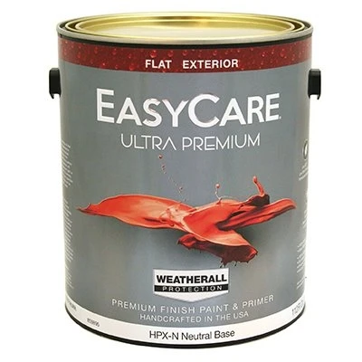 Ultra Premium Exterior WeatherAll Latex Paint, Flat Deep Base, 1-Gallon