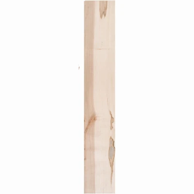 Square Edge Rustic Maple Wood Shelf, 8-In. x 4-Ft.