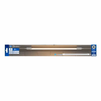 LED Undercabinet Light Fixture, Plug In, Plastic, 24 In., 12 Watt