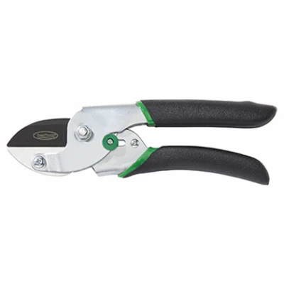 Green Thumb 8 Inch Medium Duty Anvil Shear With Black Powder Coated Blade