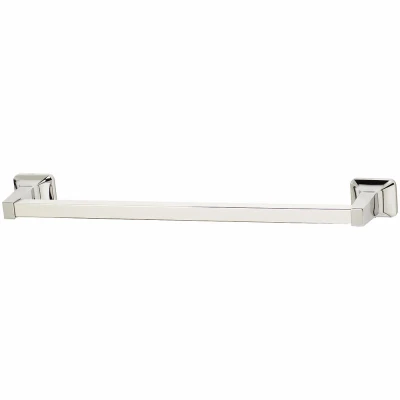Towel Bar, Brushed Nickel, 18 In.