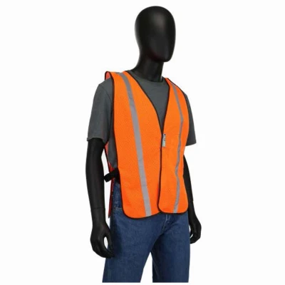 High‑Visibility Orange Safety Vest – One Size