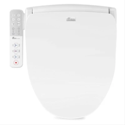 Slim One Bidet Round Toilet Seat, Slow Close, Heated, Lighted