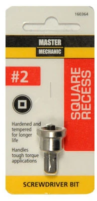 #2 Square Recess Drywall Bit, Automatic Countersinks
