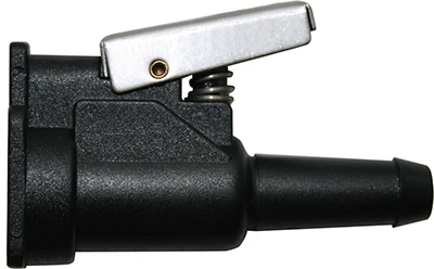 Johnson-Evinrude Female Fuel Line Quick Connector, Resin, 3/8 In. Barb
