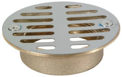 Shower Drain Grill, 2-In.