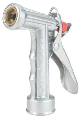 Pistol Grip Metal Hose Nozzle, Mid-Size