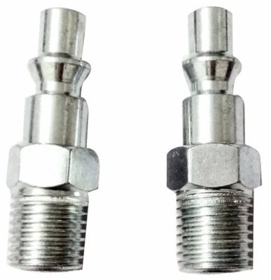 AARO Plug, 1/4 x 1/4-In. MNPT, 2-Pk.