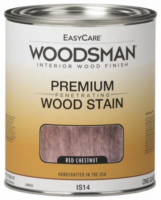 Woodsman Interior Stain, Oil Base, Red Chestnut, Qt.