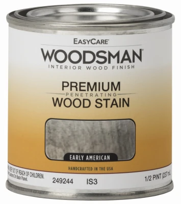 Woodsman Interior Stain, Oil Base, Early American, 1/2 Pt.