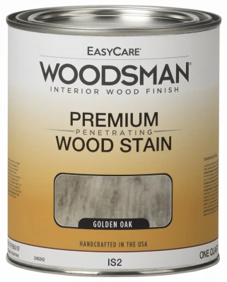 Woodsman Interior Stain, Oil Base, Golden Oak, Qt.