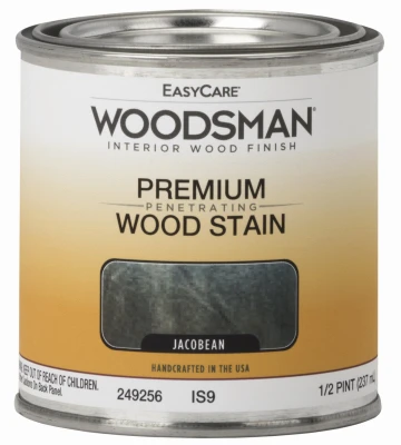 Woodsman Interior Stain, Oil Base, Jacobean, 1/2 Pt.