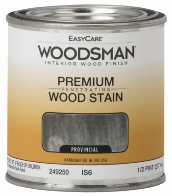 Woodsman Interior Stain, Oil Base, Provincial, 1/2 Pt.