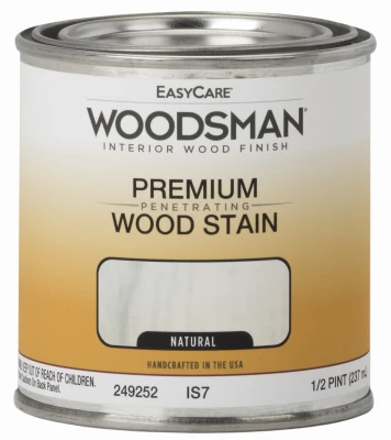 Woodsman Interior Stain, Oil Base, Natural, 1/2 Pt.