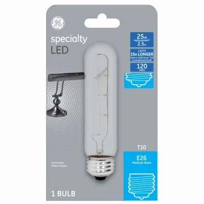 LED Specialty Bulb, Clear, Medium Base, 3 Watt