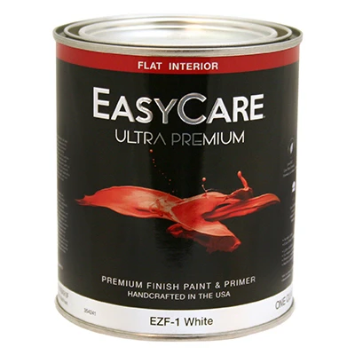 Ultra Premium Interior Latex Paint & Primer, White Flat, 1 Qt.