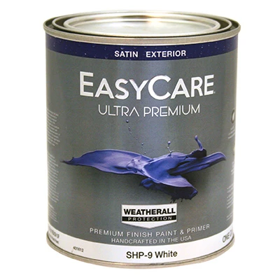 Platinum WeatherAll Exterior House Paint & Primer, White, Qt.