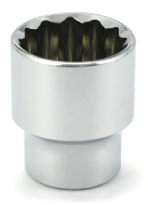 Metric Socket, 12-Point, 1/2 In. Drive, 25mm