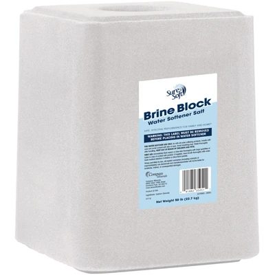 Water Softener Salt Block,50-LB.