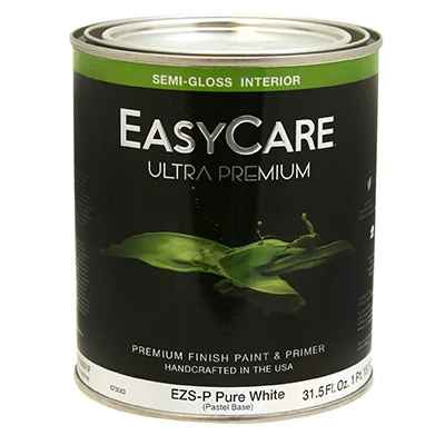 Ultra Premium Interior Latex Paint & Primer, Pure White Pastel Base Semi-Gloss, 1 Qt.