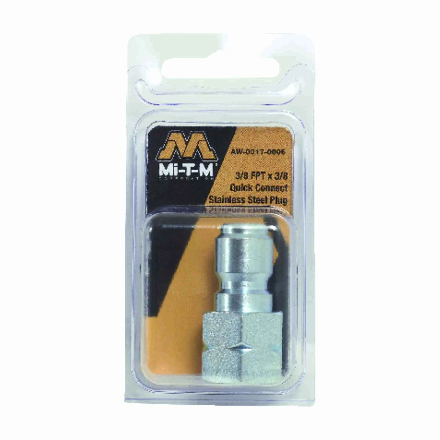 3/8 M x 3/8 FPT QC Pressure Washer Plug