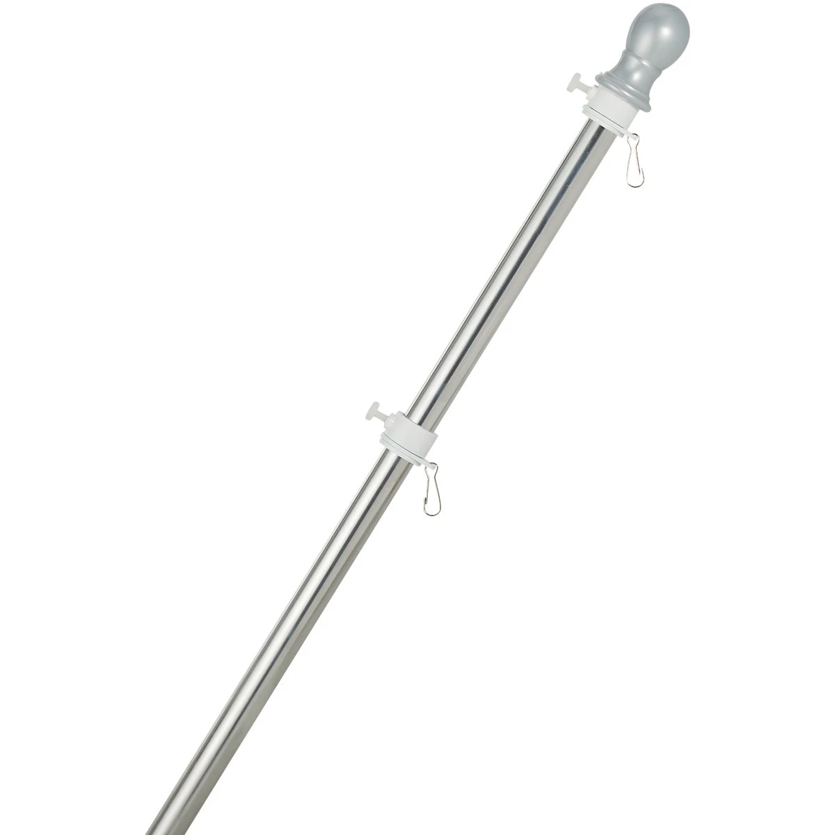 5 Ft. Brushed Aluminum Flag Pole With Unfurler