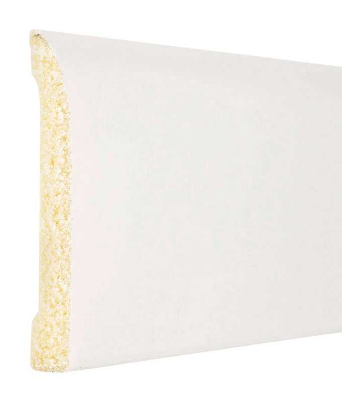 Interior Crown Moulding, Crystal White Polystyrene, 2-3/8-In. x 8-Ft.