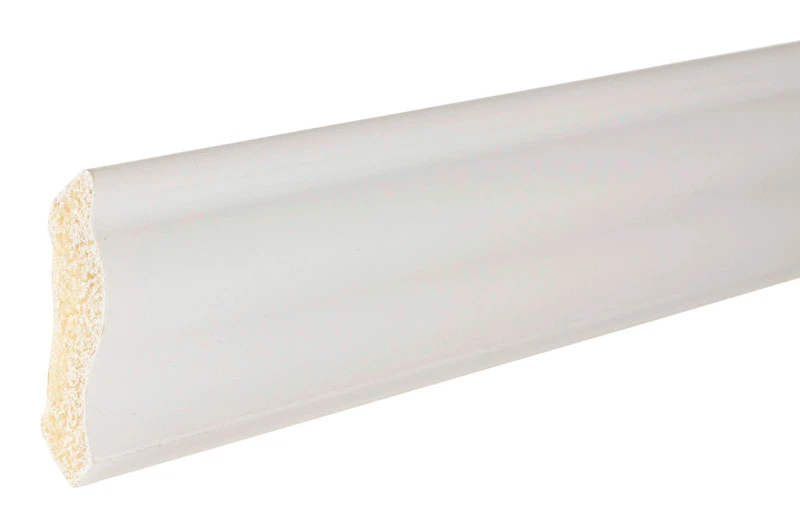 Interior Crown Moulding, Crystal White Polystyrene, 2-1/8-In. x 8-Ft.