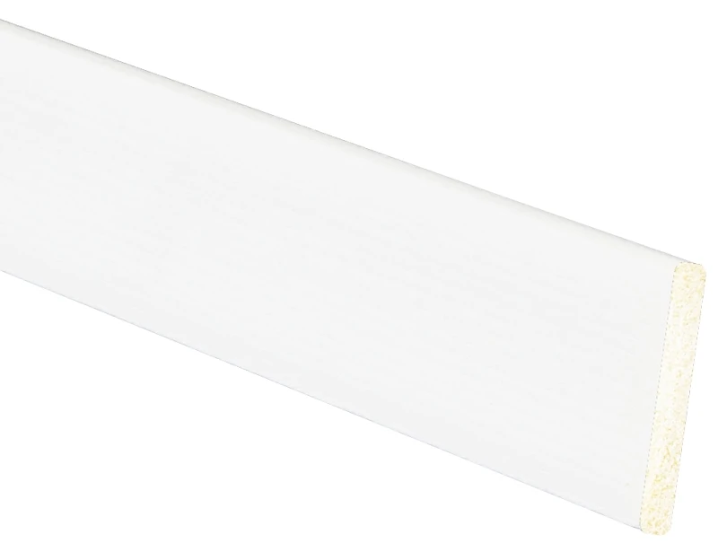 Interior Crown Moulding, Crystal White Polystyrene, 1-1/8-In. x 8-Ft.