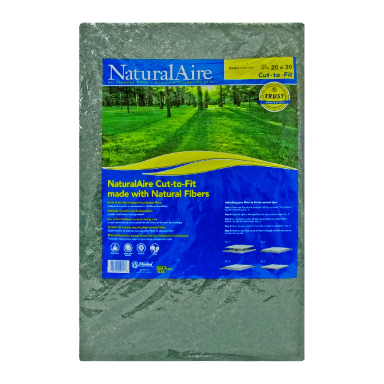 NaturalAire Washable Furnace Filter, 20x30 1-In.