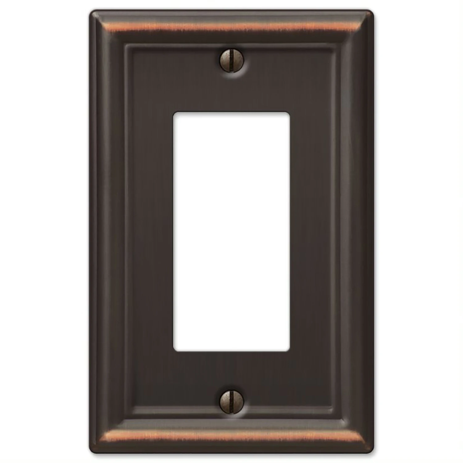 Chelsea Wall Plate, Aged Bronze, Steel, 1 Rocker
