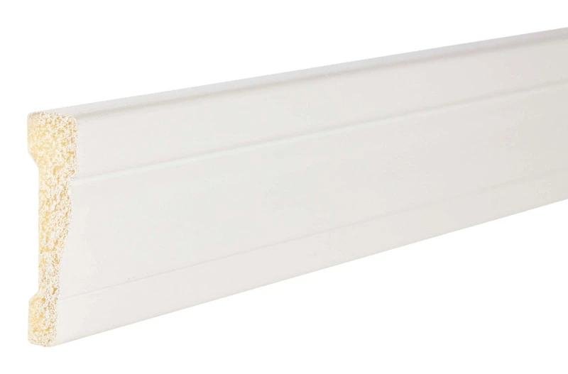 Interior Crown Moulding, Crystal White Polystyrene, 2-3/8-In. x 7-Ft.