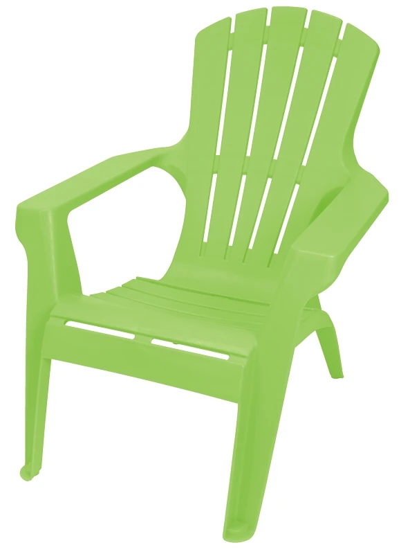 Adirondack II Chair, Contoured Seating & Back, Fade-Resitant Resin, Tender Shoot Green