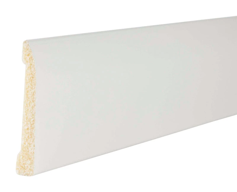 Interior Crown Moulding, Crystal White Polystyrene, 1-15/16-In. x 7-Ft.