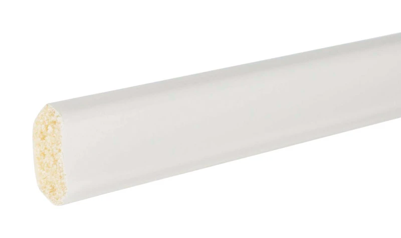 Interior Crown Moulding, Crystal White Polystyrene, 7/8-In. x 8-Ft.