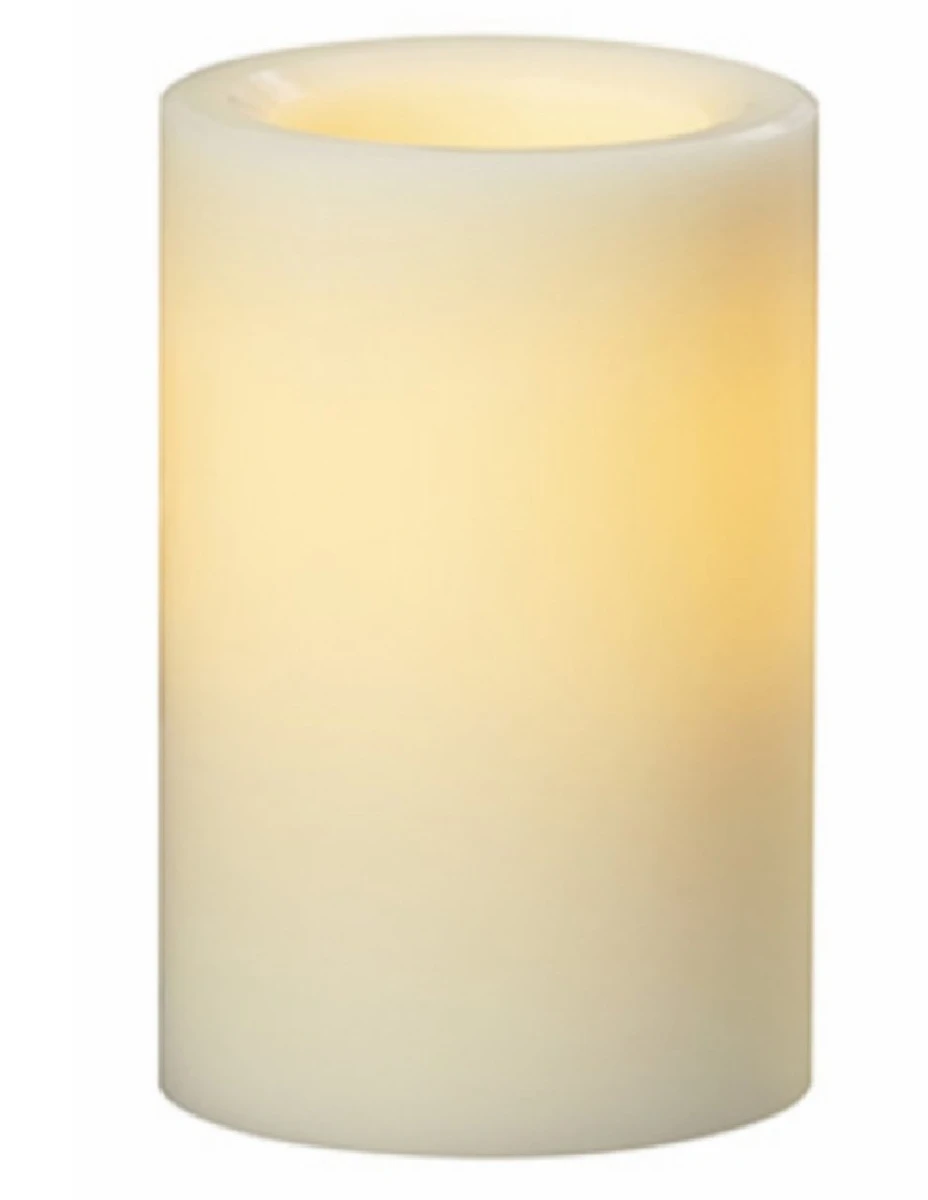 273031 4 X 6 Inch Cream All Weather Wax Led Candle