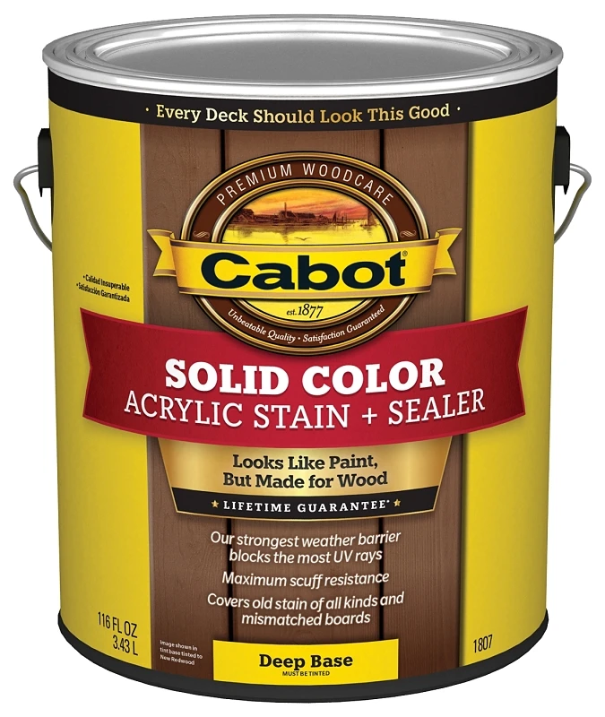 Deep Base Exterior Decking Stain, 1-Gallon
