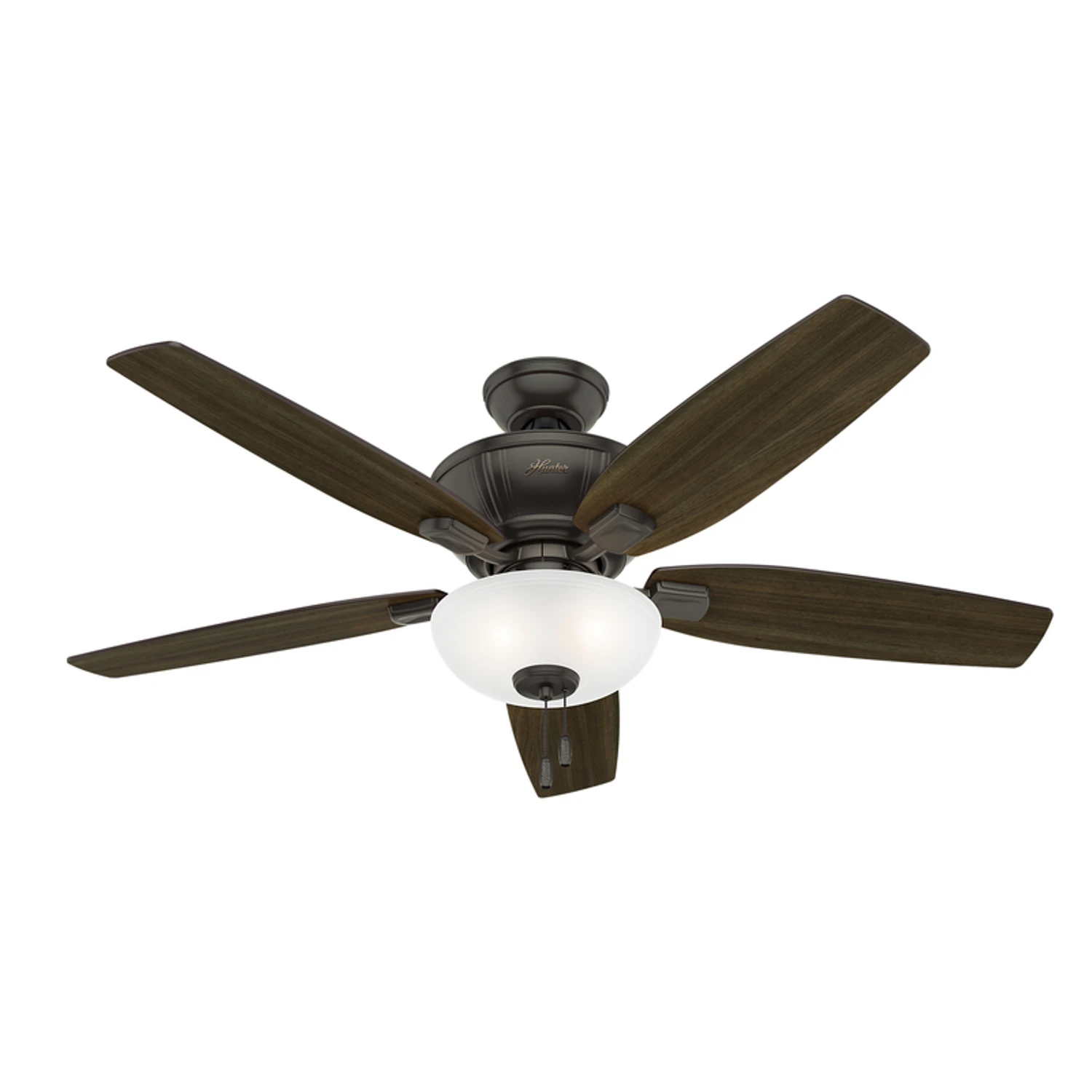 Kenbridge Ceiling Fan, LED Light, New Bronze, 52-In.