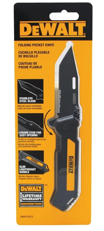 Pocket Folding Knife, 1-Handed Opening, 3-1/2 In.