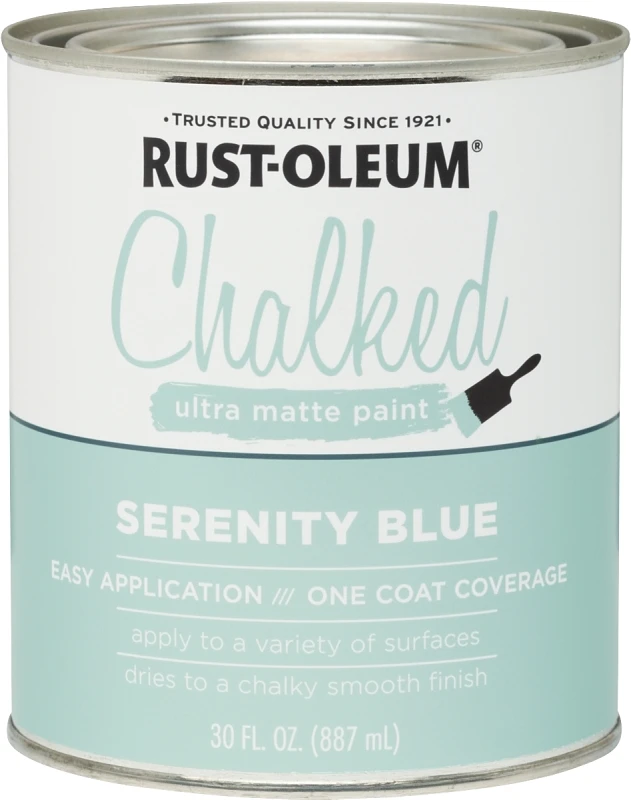 Chalked Paint, Serenity Blue, 30 oz.