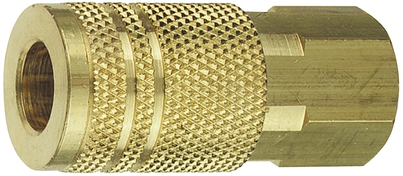 Industrial/milton Series Push-to-connect 1/4 In. Fnpt Brass Coupler