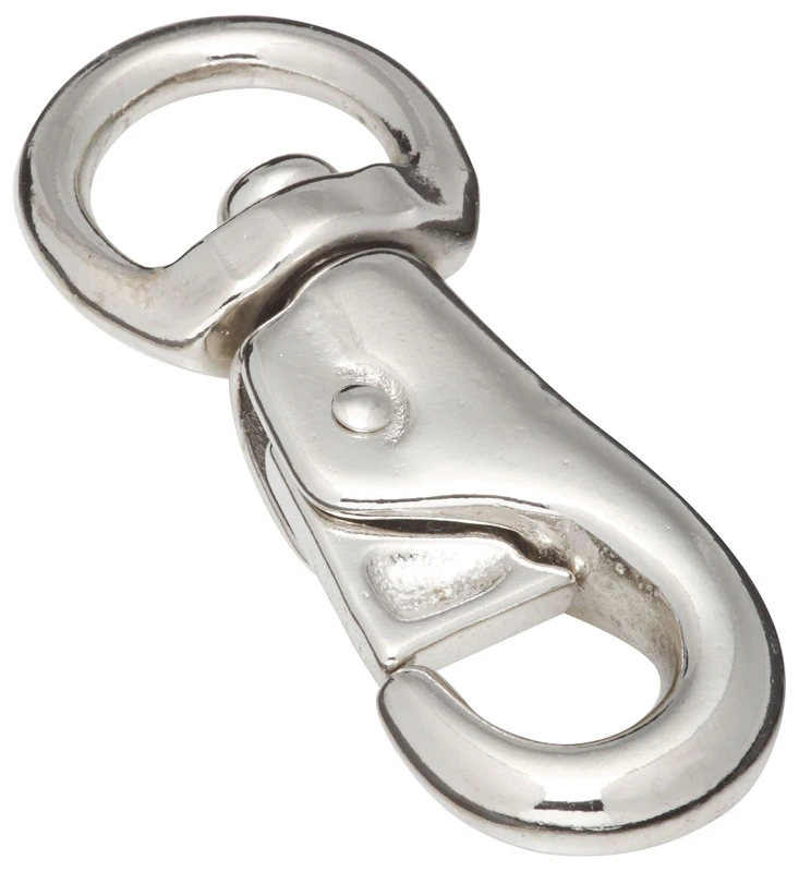 Cattle Snap, Nickel, 1 x 4-1/8 In.