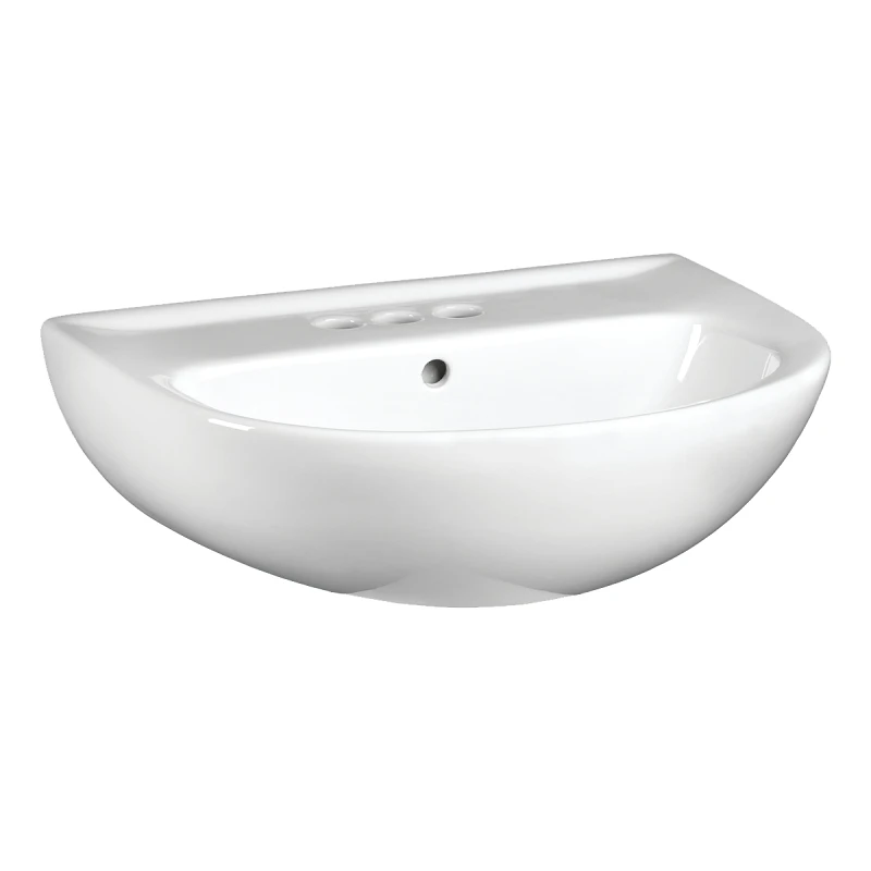 Evolution Pedestal Lavatory Sink Top, White, 24 In.