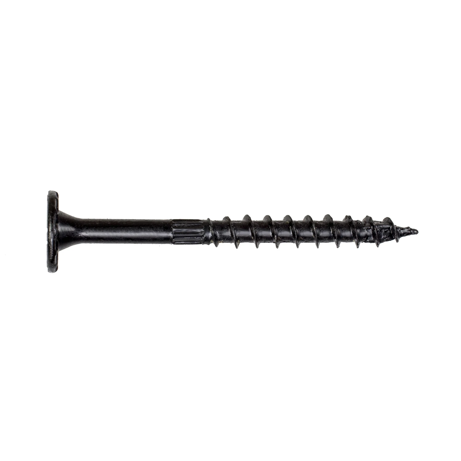 Outdoor Accents Structural Wood Screws, 0.220 x 3-1/2 In., Black, 50-Pk.