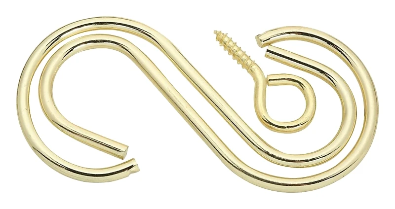 Extension Hanging Hook Kit, Brass, 3-1/2 In.