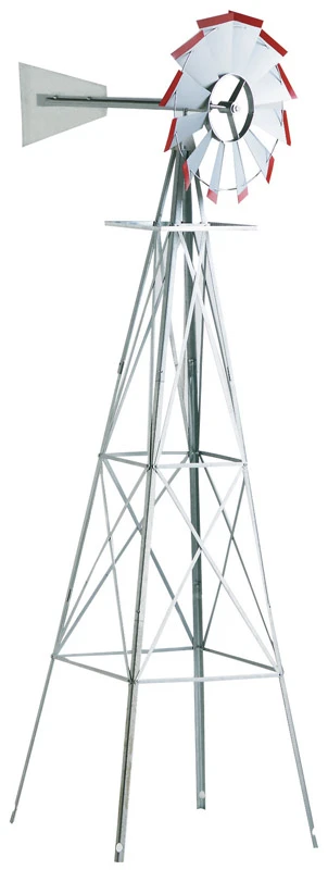 American Windmill Lawn Ornament, 8 Ft.