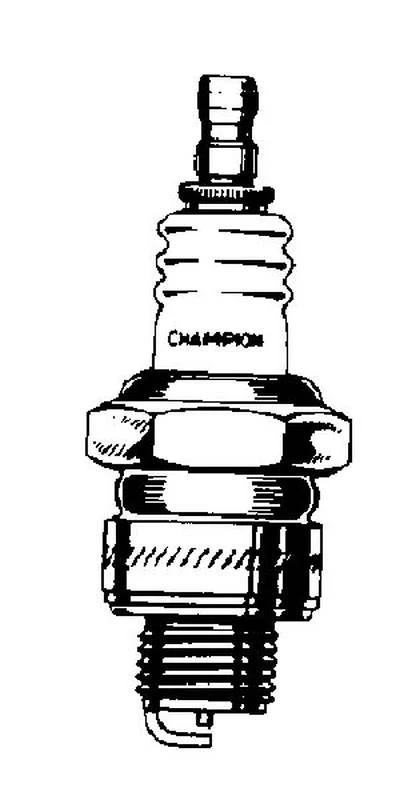 Copper Plus Small Engine Spark Plug, RCJ8